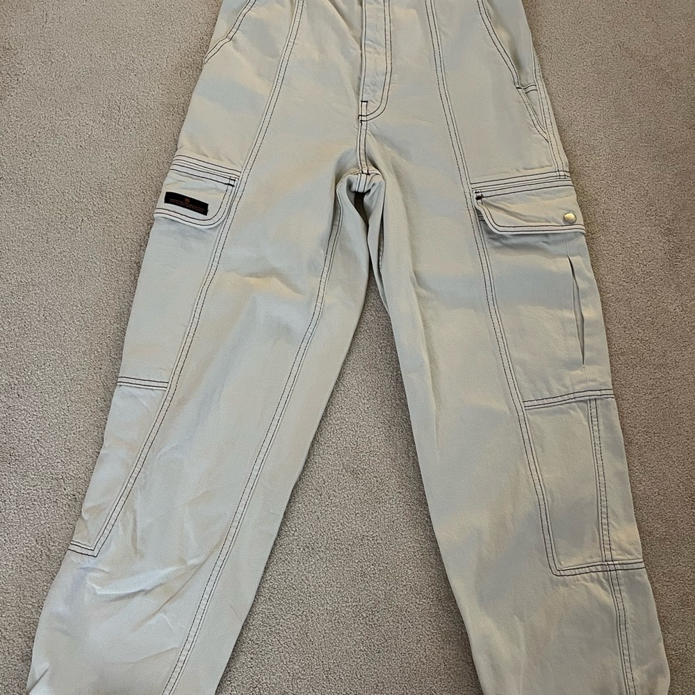 BDG Tan Cargo Pants Relaxed Fit Utility